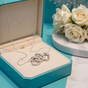 Tiffany & Co Triple Heart 16" Necklace